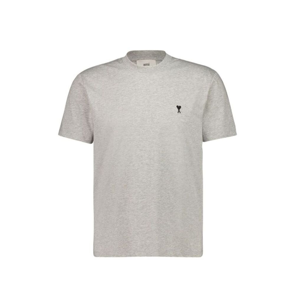 Ami Paris Men's T-Shirts And Polos Grey